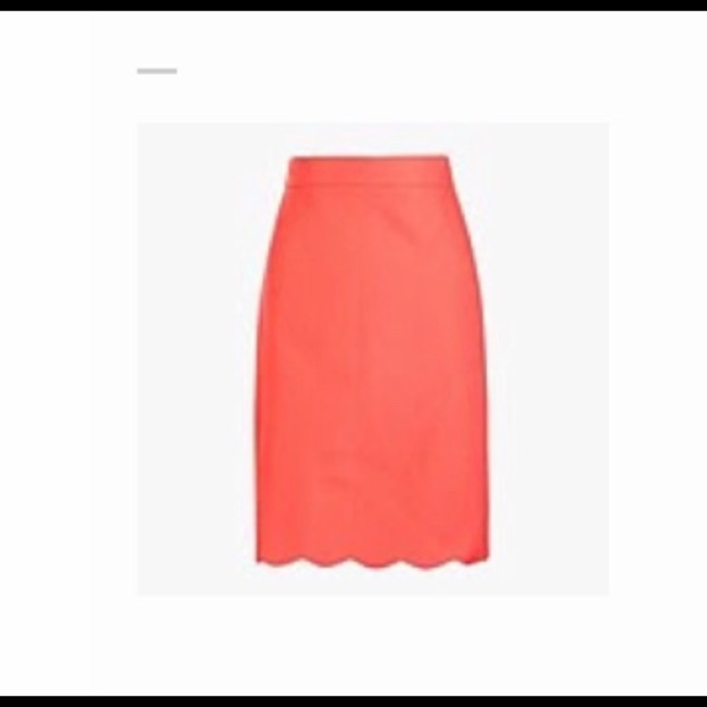 JCrew scalloped skirt. Size 24